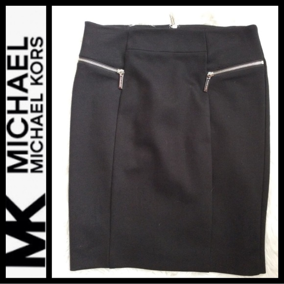Michael MK Ponte Pencil Skirt - Picture 1 of 8